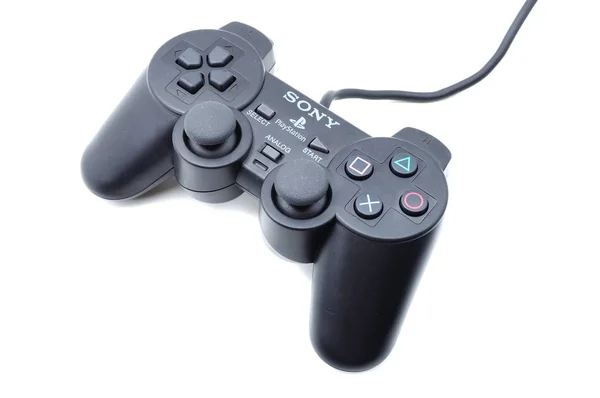 Pahang Malaysia Dec 2013 Fotografia Unui Joystick Sony Playstation Sau — Fotografie, imagine de stoc