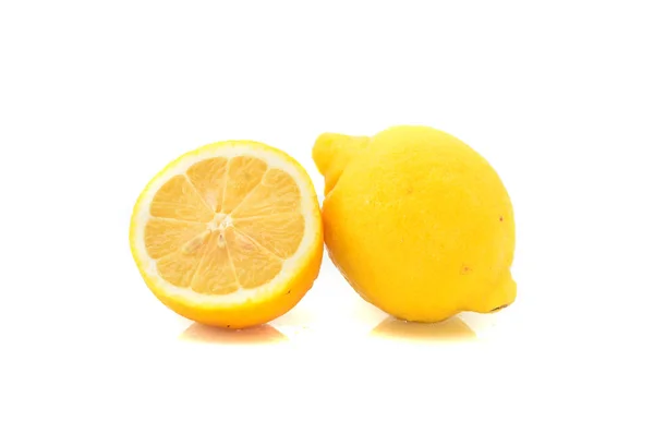 Citron Izolované Bílém Pozadí — Stock fotografie