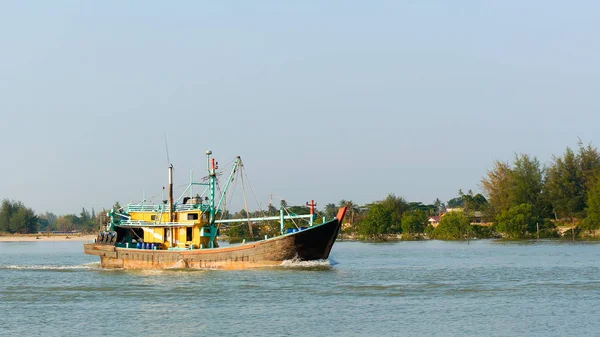 Bateau Pêche Sur Eau — Photo