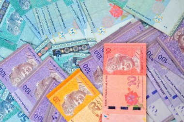 Malezya Ringiti Not arka planı