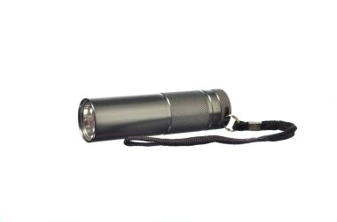Beyaz arka plan üzerinde izole meşale ışığı
