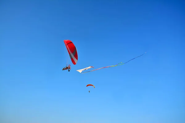 Parapente Cielo — Foto de Stock