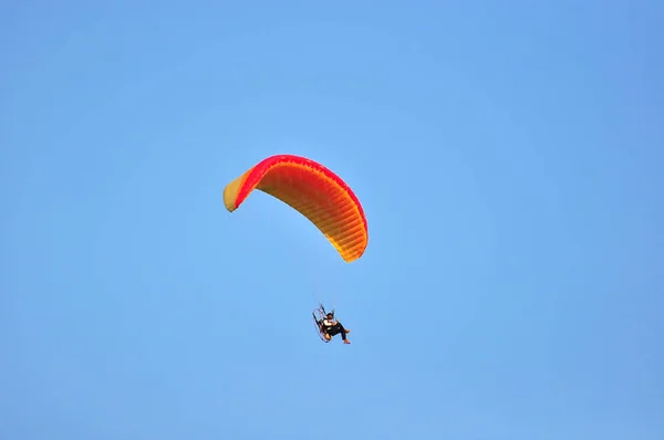 Parapente Céu — Fotografia de Stock