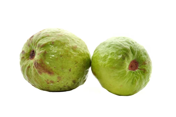 Guava Vit Bakgrund — Stockfoto
