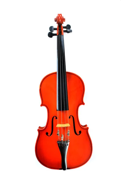 Violín Sobre Fondo Blanco —  Fotos de Stock