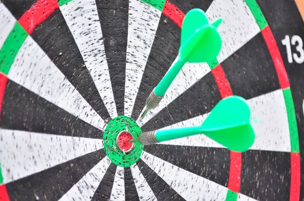 Darts Arrows Target Center — Stock Photo, Image