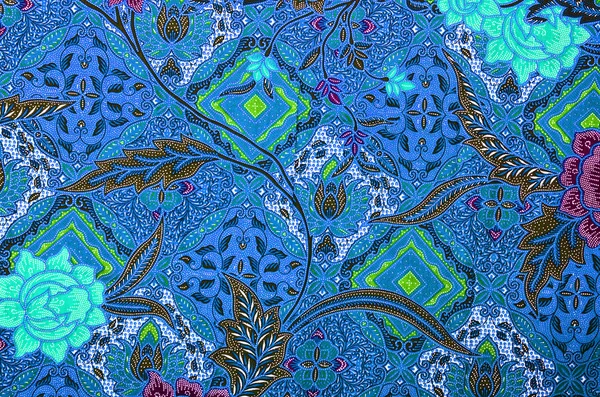 Padrão para a malásia roupas tradicionais incluem batik — Fotografia de Stock