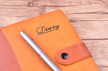 Kalem ve ahşap zemin üzerine günlüğü