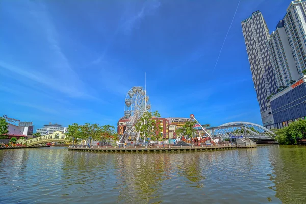 Malacca Malaysia Gennaio Malacca Occhio Sulle Rive Del Fiume Melaka — Foto Stock