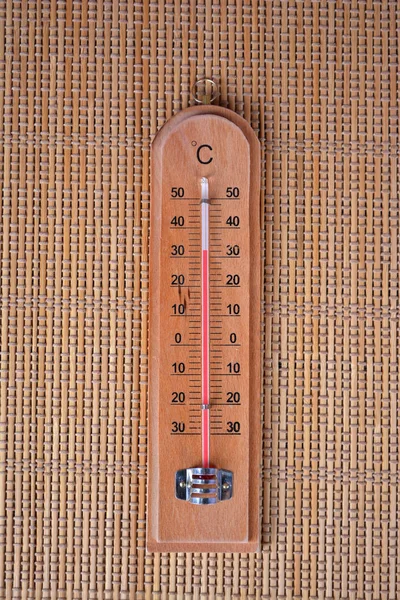 Thermometer on the wood table