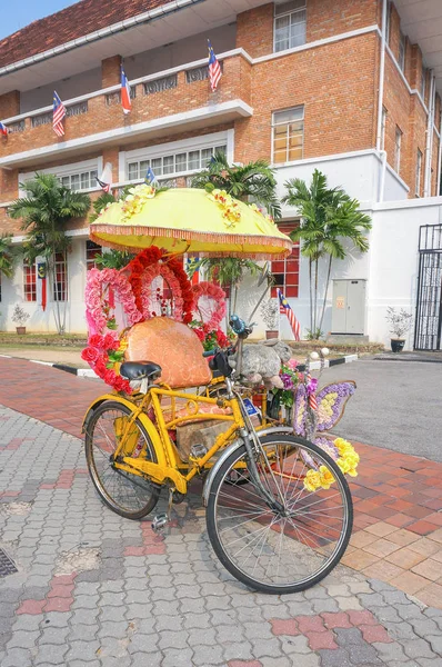 Malacca Malaysia October Decorative Trishaw Kota Malaka Pada Oktober 2015 — Stok Foto