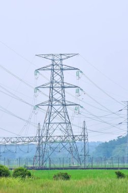 Elektrik yüksek voltaj güç direği