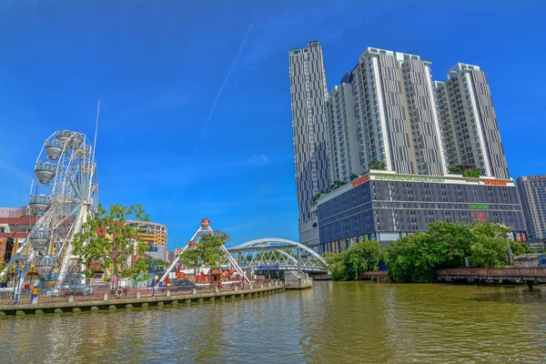 Malacca Malaysia Gennaio Malacca Occhio Sulle Rive Del Fiume Melaka — Foto Stock