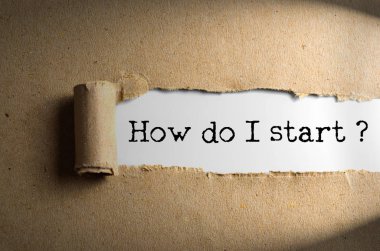 Nasıl yapmak ı başlamak kelime ile yırtık kağıt