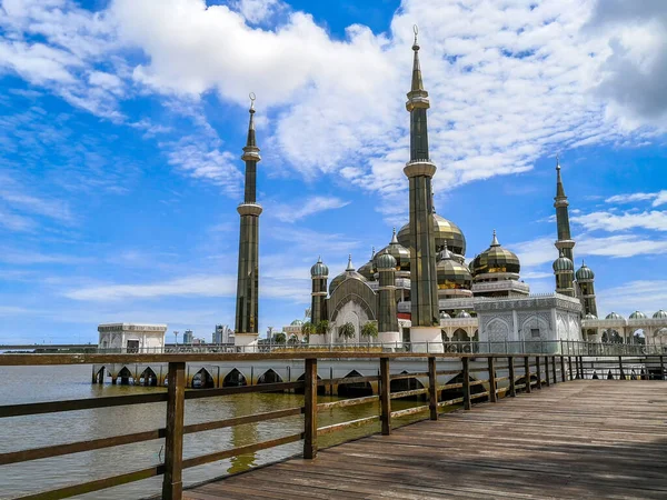 Kristallen Moskee Kuala Terengganu Maleisië — Stockfoto