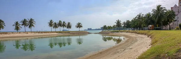 Krásný Výhled Bagan Pinang Beach Port Dickson Negeri Sembilan Malajsie — Stock fotografie