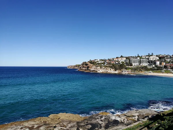 Όμορφη Θέα Στο Bondi Beach Sydney Αυστραλία — Φωτογραφία Αρχείου