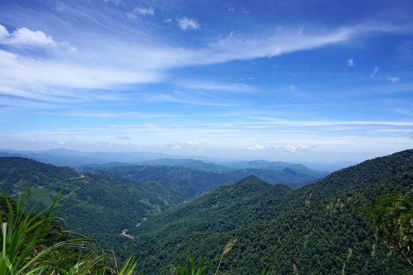 Vista Montanha Kinabalu — Fotografia de Stock