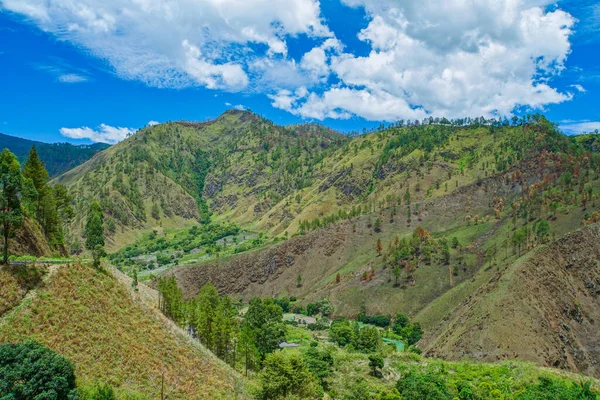 Hermosa Vista Danau Toba Lago Toba Sumatera Utara Indonesia — Foto de Stock