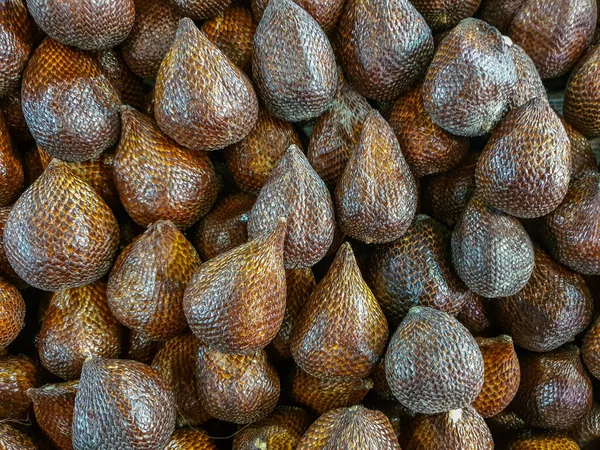 Salakvruchten Salacca Zalacca Voor Verkoop Markt — Stockfoto