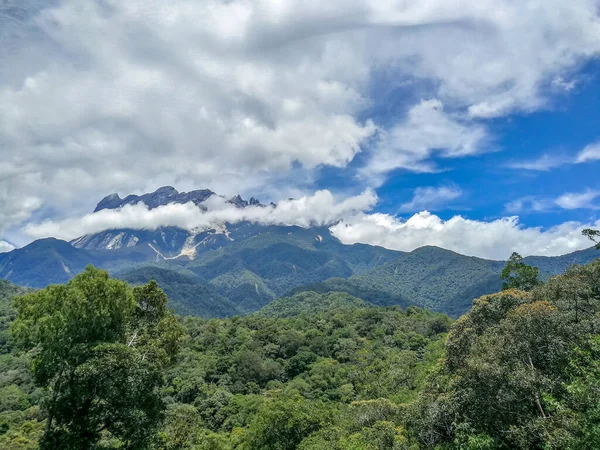 Uitzicht Mount Kinabalu Sabah Maleisië — Stockfoto