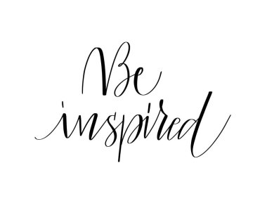 İlham verici vektör motivasyon kaligrafi alıntısı