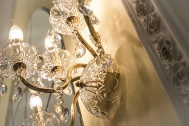 dekorasyon elementi kristal lamba