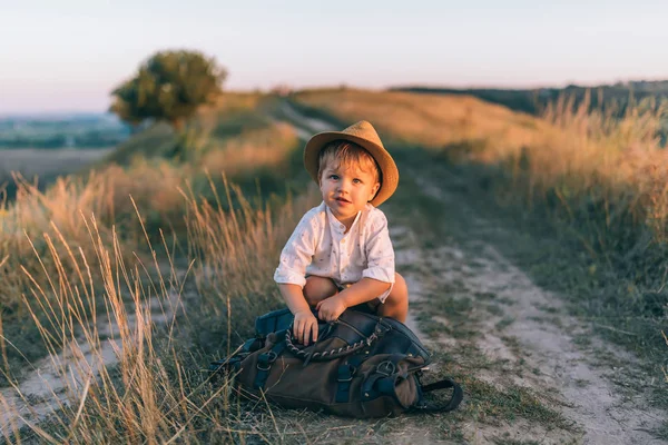 Jongen Stockfoto