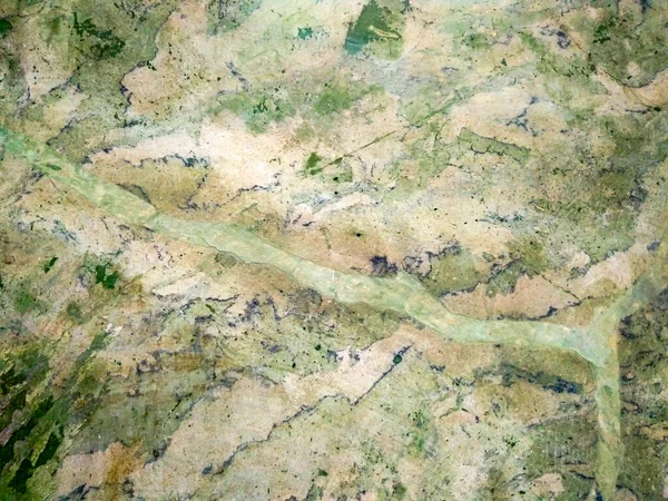 Eski taş bir bina duvarı. Ses ölçüsü taş dokusu 