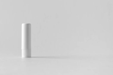 Dudak kremi paketleme mock-up.