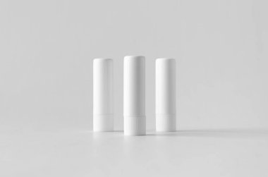 Dudak kremi paketleme mock-up.