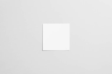 Kare el ilanı / davet Mock-Up