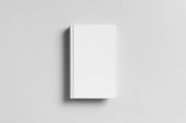 Hardcover Canvas Book Mock-Up - Front clipart