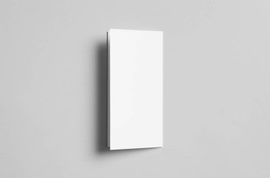 A4 Üç katlı broşür Mock-Up-arka