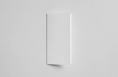 A4 Üç katlı broşür Mock-Up-açık