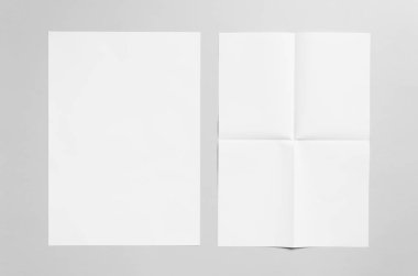 A3 Poster Mock-Up-buruşuk ve düz