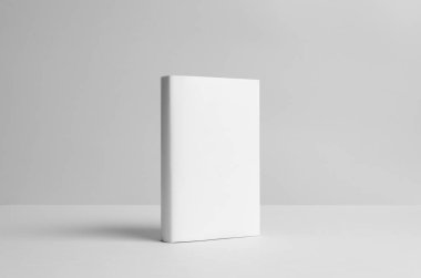 Ciltli kitap Mock-Up-toz ceket. Duvar arka plan