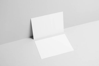 A5 El ilanı Mock-Up-duvar arka plan