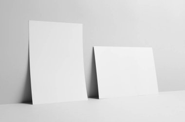 A4 Afiş Mock-Up-duvar arka plan