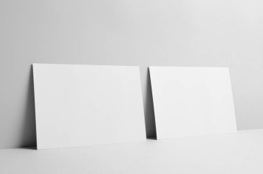 A4 Afiş Mock-Up-duvar arka plan