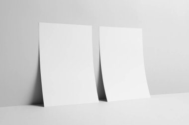 A4 Afiş Mock-Up-duvar arka plan