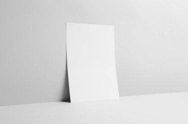 A4 Afiş Mock-Up-duvar arka plan