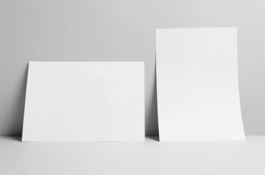 A4 Afiş Mock-Up-duvar arka plan