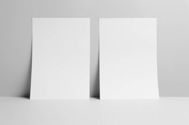 A4 Afiş Mock-Up-duvar arka plan