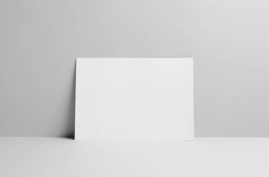 A4 Afiş Mock-Up-duvar arka plan