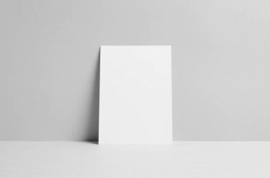 A5 El ilanı Mock-Up-duvar arka plan