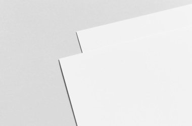 Marka / Kırtasiye Mock-Up - beyaz - Antetli kağıdı (A4)