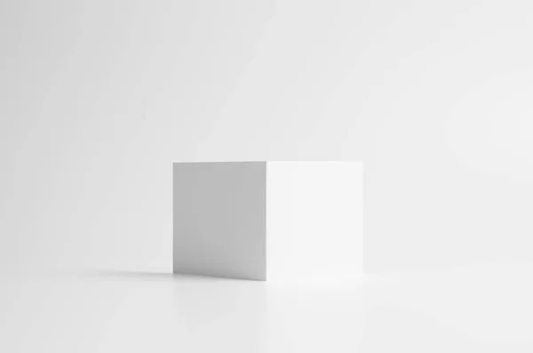 Square Fold Half Fold Brochure Mock Бесшовный Фон — стоковое фото