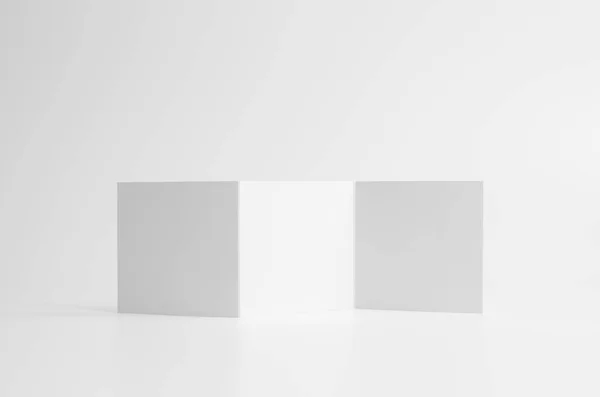 Брошюра Square Fold Fan Fold Бесшовный Фон — стоковое фото