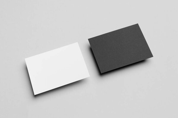 Black & White A6 Flyer / Postcard / Invitation Mock-Up